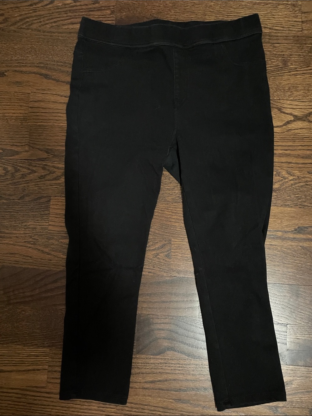 Women's Black Stretch Pull On Pants XL
